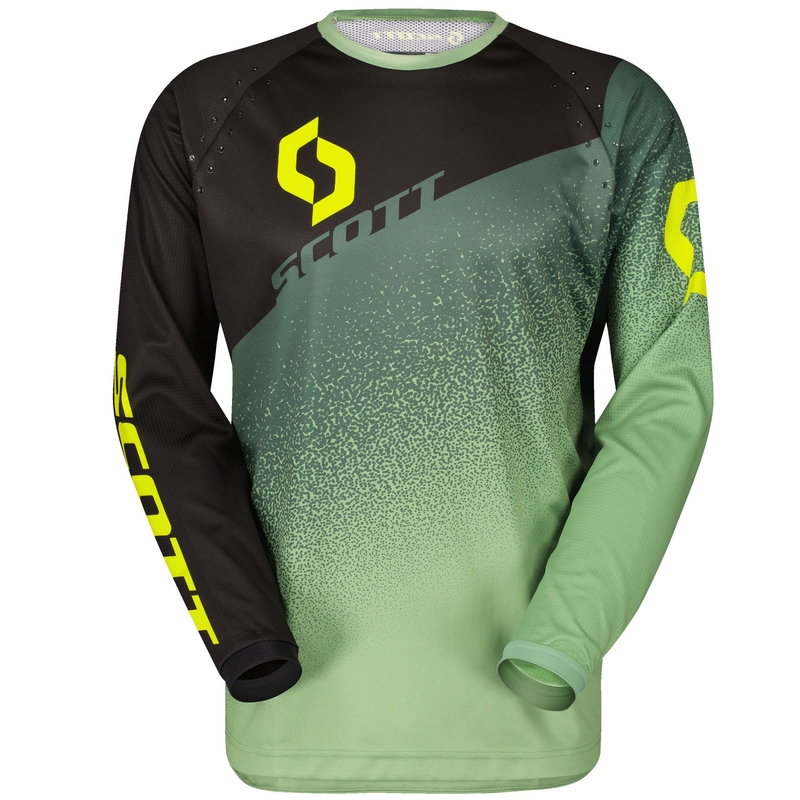 SCOTT 350 DIRT EVO motokrossz mez fekete-zöld