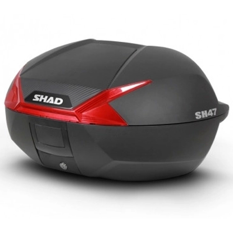 Felső csomagtartó SHAD SH47 fekete/piros