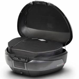 Felső csomagtartó SHAD SH48 D0B48300 Dark grey / black with PREMIUM SMART lock