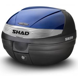 Felső csomagtartó színes fedéllel SHAD SH29 kék