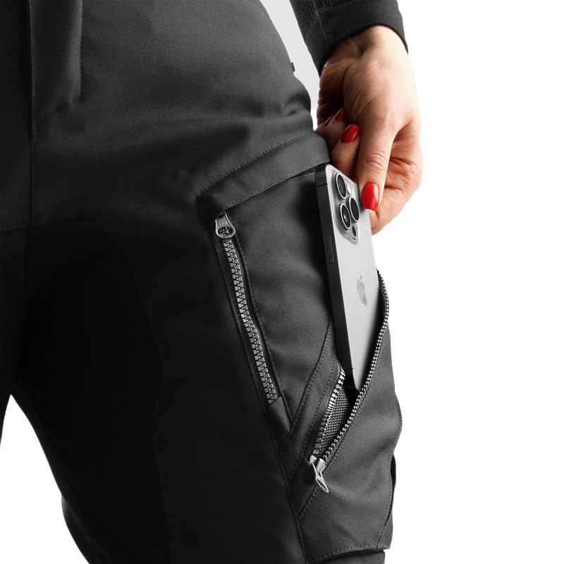 Rebelhorn Hardy 3.0 női hosszabbított motoros nadrág fekete