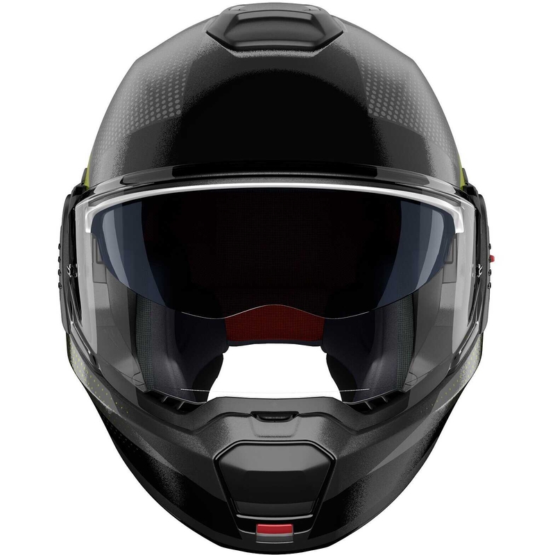 Překlápěcí helma na motorku Nolan N120-1 Ciclone 362 matná šedo-černo-zelená