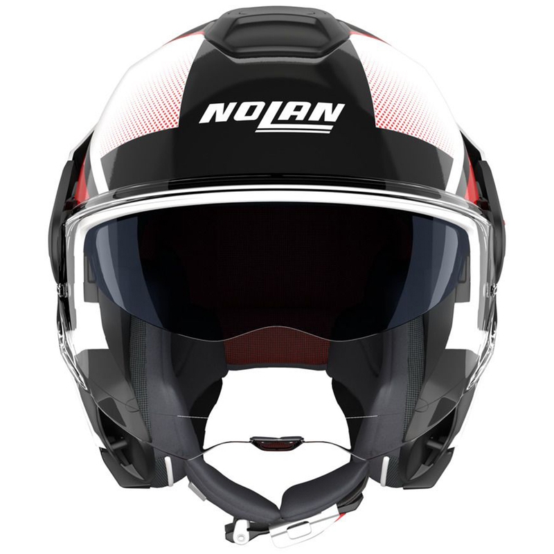 Nolan N120-1 Ciclone 363 felnyitható motoros bukósisak fehér-fekete-piros