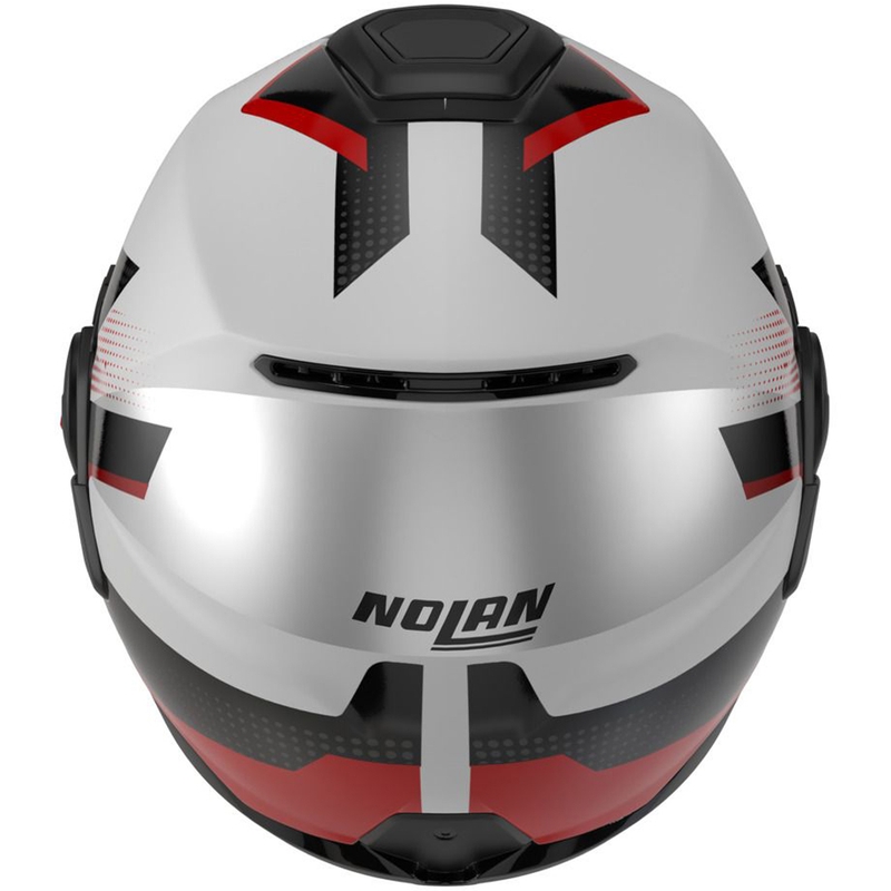 Nolan N120-1 Ciclone 363 felnyitható motoros bukósisak fehér-fekete-piros