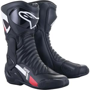 Alpinestars S-MX 6 motoros csizma fekete-fehér-szürke-piros