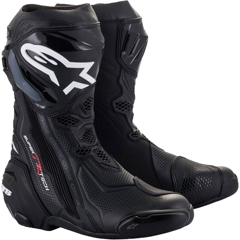 Alpinestars Supertech R Vented motoros csizma fekete