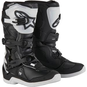 Alpinestars Tech 3S Youth gyerek motoros csizma fehér-fekete