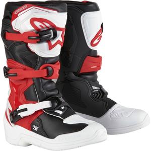 Alpinestars Tech 3S Youth gyerek motoros csizma fehér-fekete-piros