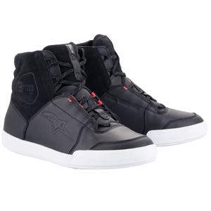 Alpinestars Stella Chrome Drystar női motoros cipő fekete-fehér-rózsaszín