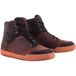 Alpinestars Chrome Crafted Drystar motoros cipő barna-gumi