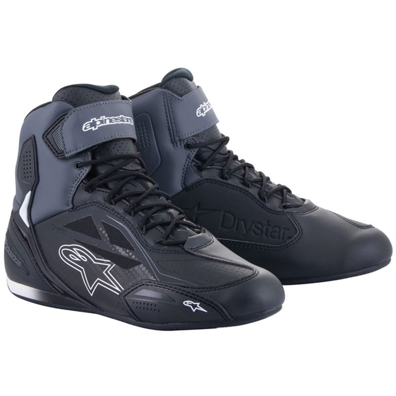 Alpinestars Faster-3 Drystar motoros csizma fekete-sötétszürke