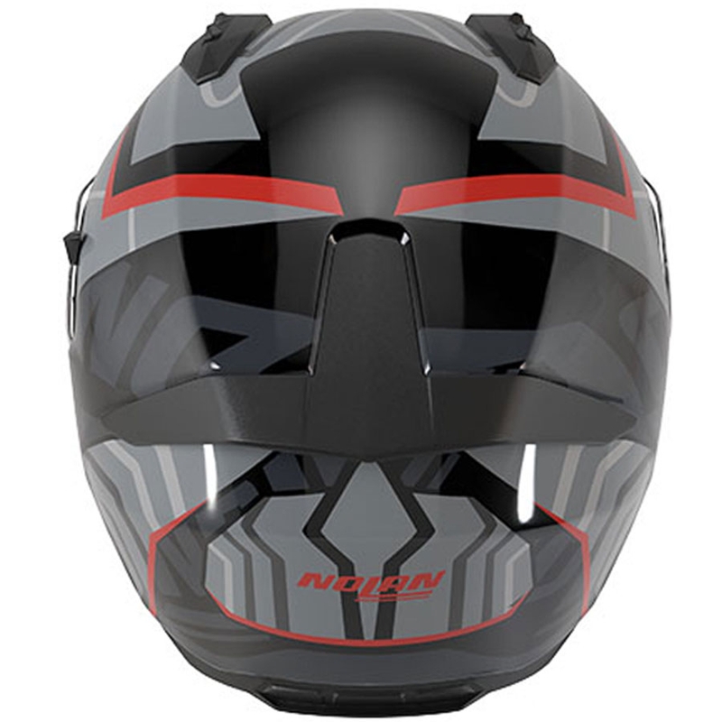 Nolan N60-6 Eclettico 351 zárt motoros bukósisak szürke-fekete-piros