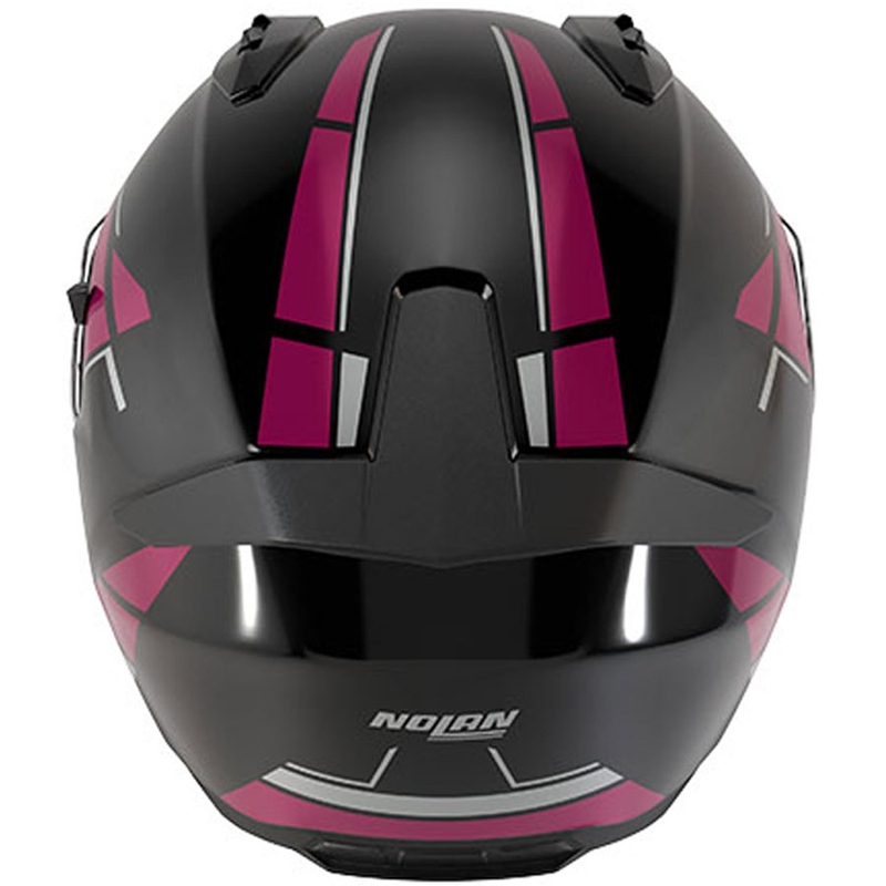 Nolan N60-6 Sincrono 354 zárt motoros bukósisak fekete-rózsaszín