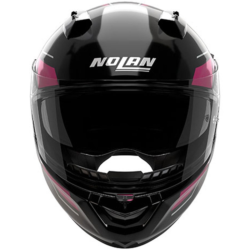 Nolan N60-6 Sincrono 354 zárt motoros bukósisak fekete-rózsaszín