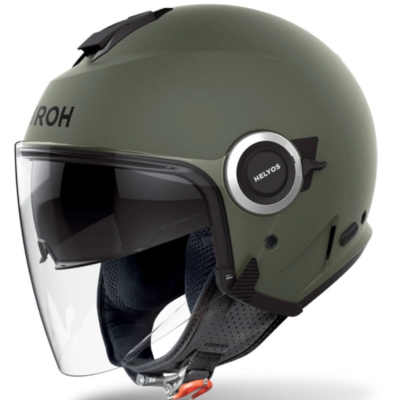 Airoh HELYOS Color nyitott motoros bukósisak matt zöld