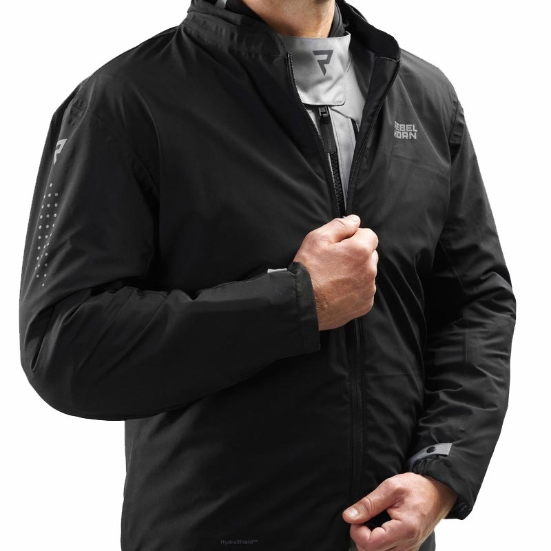 Rebelhorn Hiker IV motoros kabát világosszürke-kék-piros