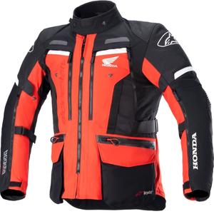 Alpinestars Bogota PRO Drystar Honda motoros kabát fluo piros-fekete kollekció