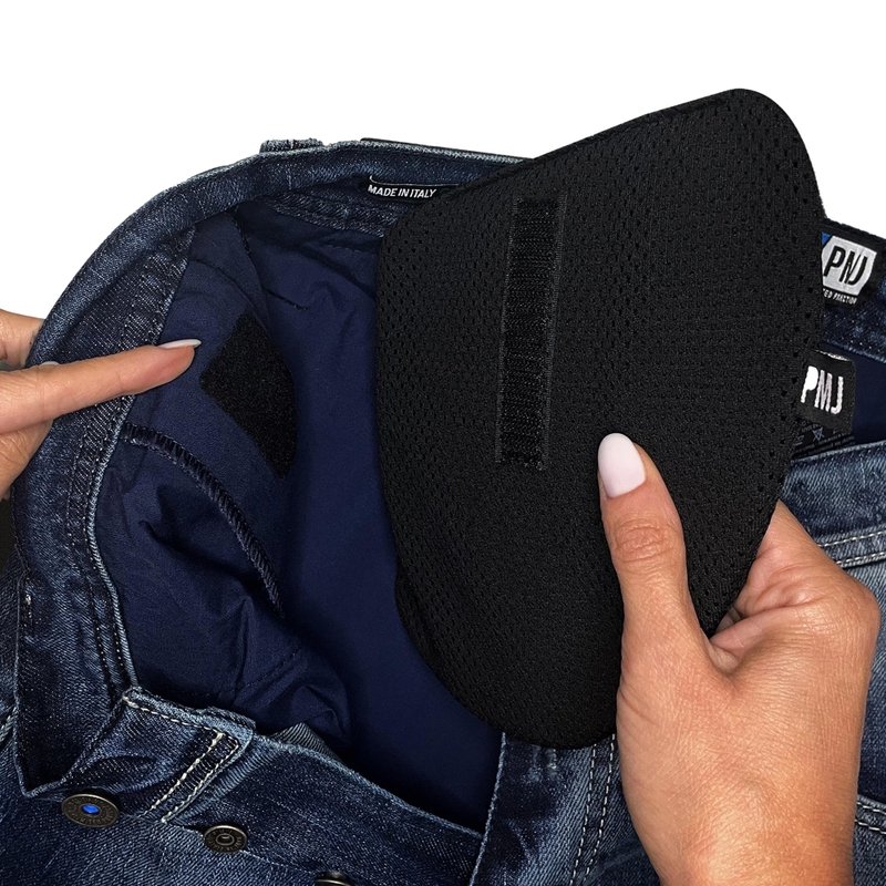 PMJ Zero Shock Rubber Protection motoros csípőprotektorok fekete kiárusítás