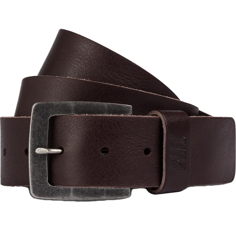 PMJ Leather Belt motoros bőröv barna kiárusítás