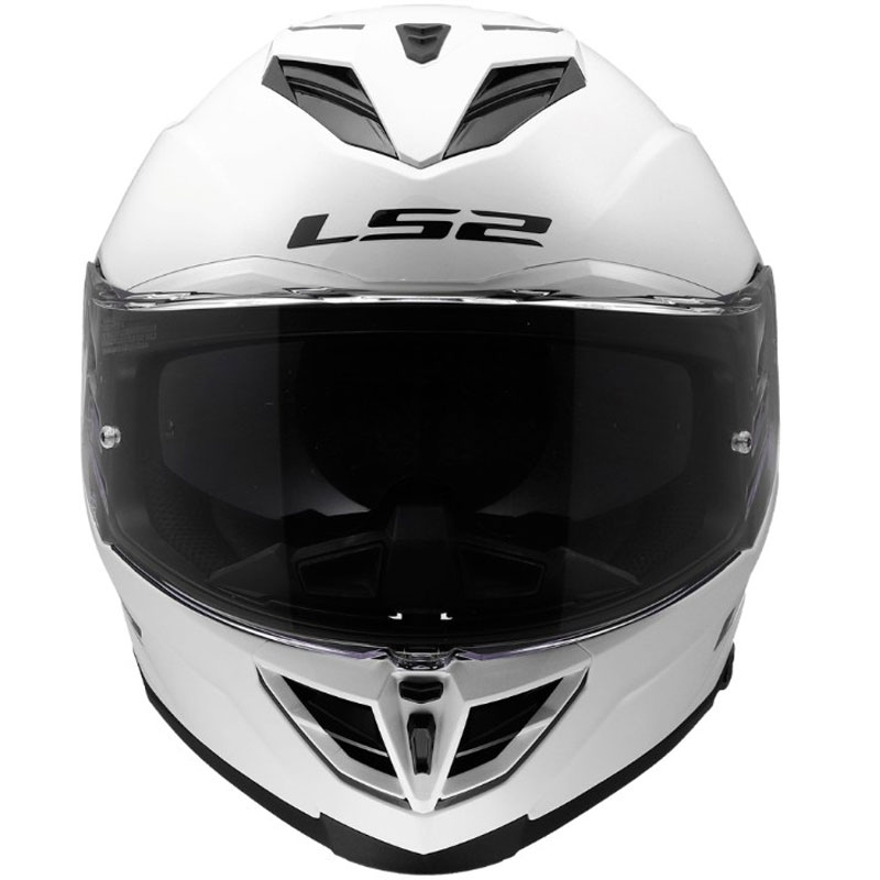 LS2 FF818 Storm III Solid zárt motoros bukósisak fényes fehér