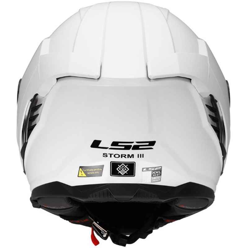 LS2 FF818 Storm III Solid zárt motoros bukósisak fényes fehér