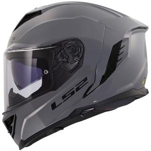 LS2 FF818 Storm III Solid zárt motoros bukósisak fényes szürke