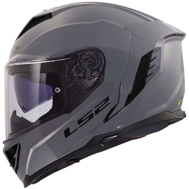 LS2 FF818 Storm III Solid zárt motoros bukósisak fényes szürke