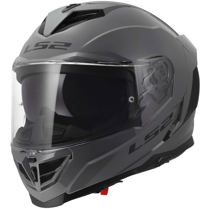 LS2 FF818 Storm III Solid zárt motoros bukósisak fényes szürke