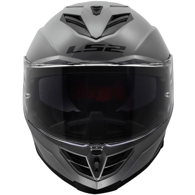 LS2 FF818 Storm III Solid zárt motoros bukósisak fényes szürke