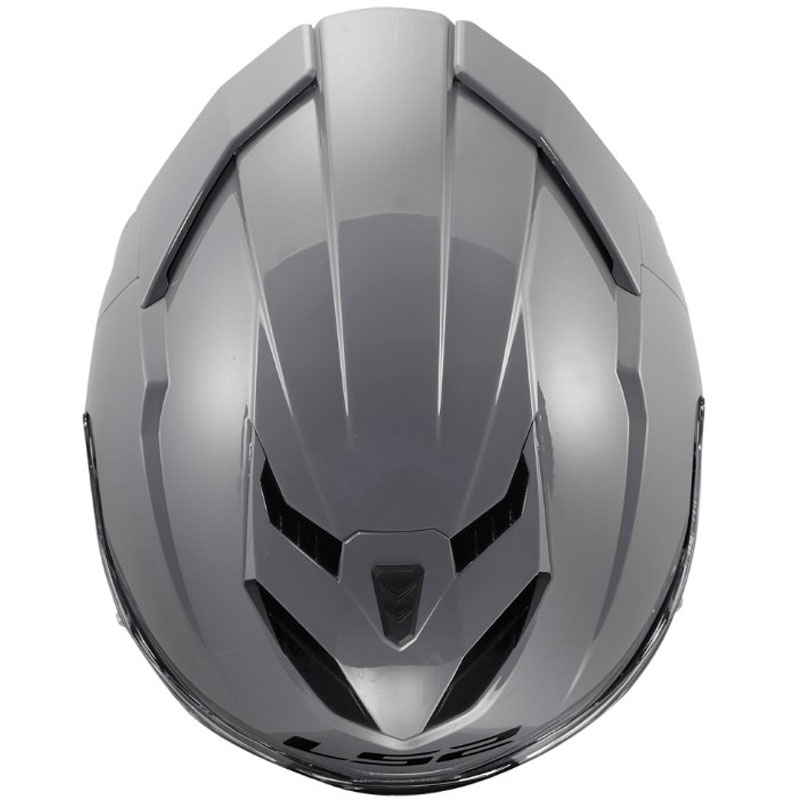 LS2 FF818 Storm III Solid zárt motoros bukósisak fényes szürke