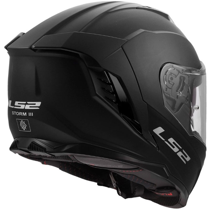 LS2 FF818 Storm III Solid zárt motoros bukósisak matt fekete