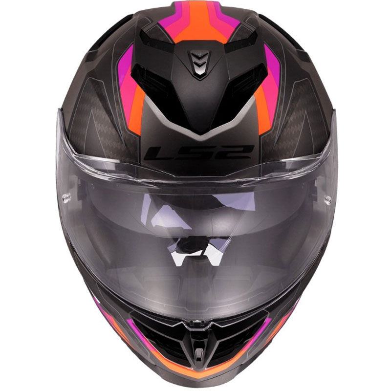 LS2 FF818 Storm III Sporty zárt motoros bukósisak matt szürke-lila
