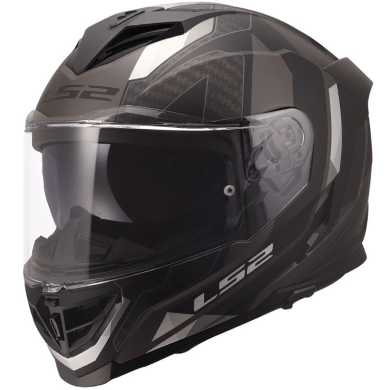 LS2 FF818 Storm III Sporty zárt motoros bukósisak matt fekete-szürke
