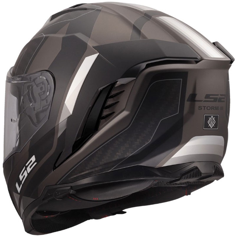 LS2 FF818 Storm III Sporty zárt motoros bukósisak matt fekete-szürke