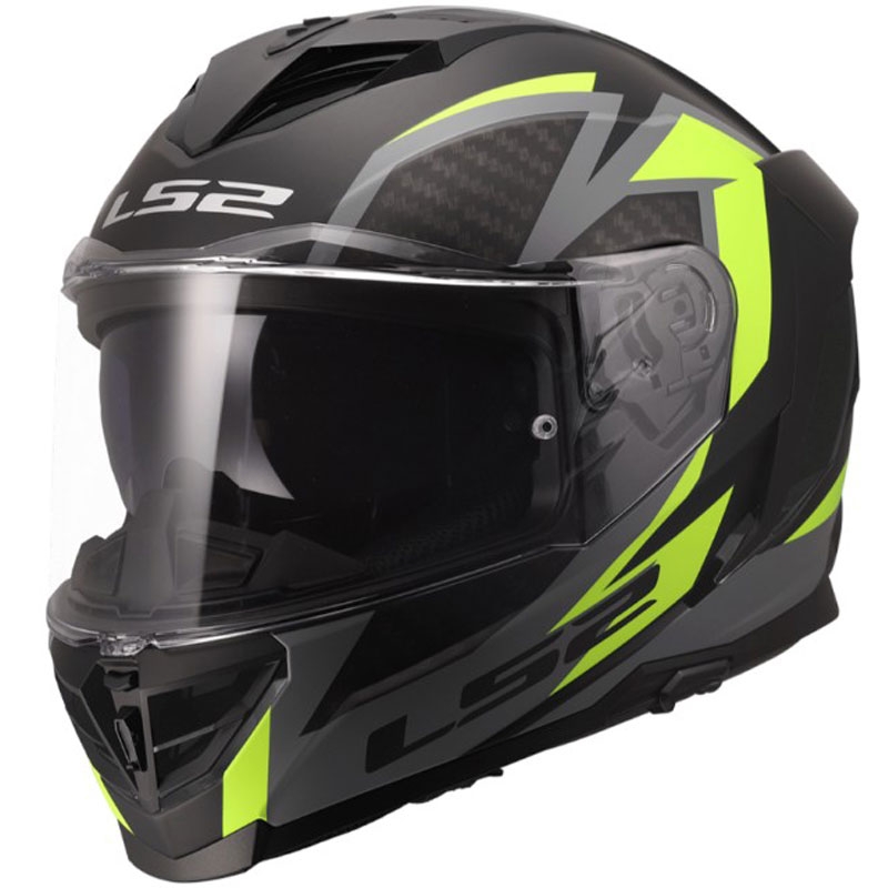 LS2 FF818 Storm III Dynamo zárt motoros bukósisak fekete-sárga