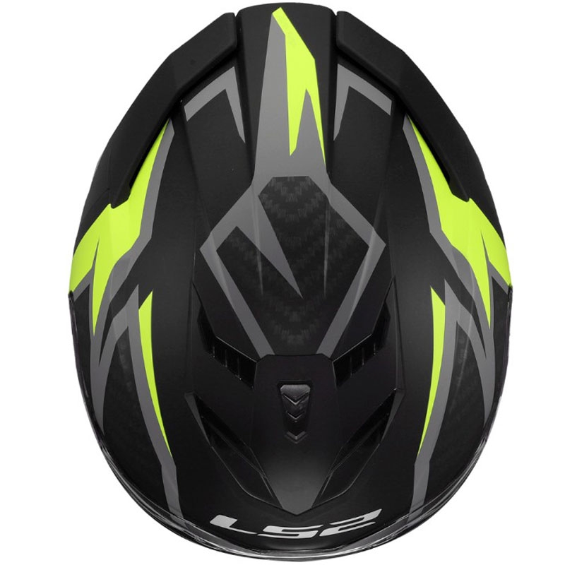 LS2 FF818 Storm III Dynamo zárt motoros bukósisak fekete-sárga
