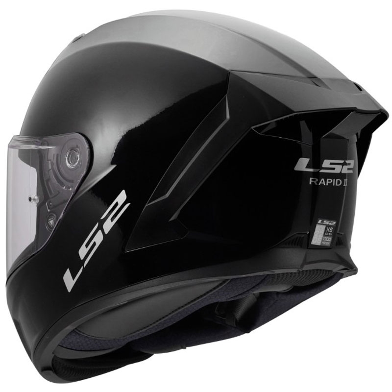 LS2 FF820 Rapid III Solid zárt motoros bukósisak fényes fekete