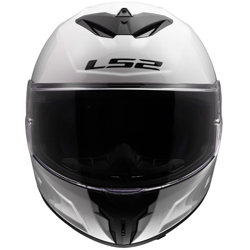 LS2 FF820 Rapid III Flow zárt motoros bukósisak fényes fehér-szürke