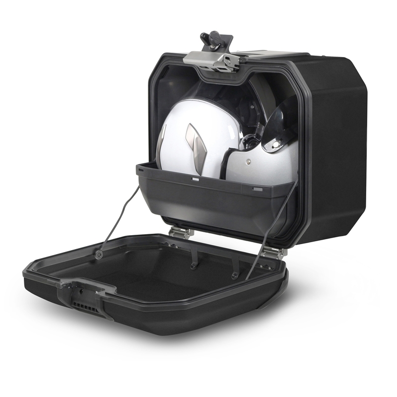 Side aluminium case SHAD Terra TR47 BLACK EDITION jobb