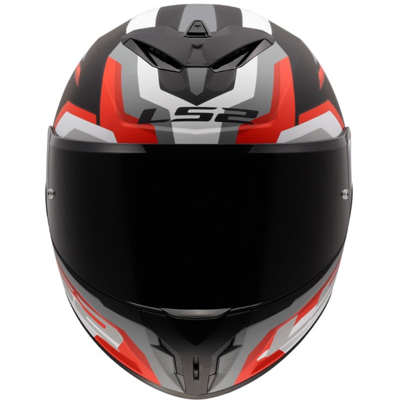 LS2 FF820 Rapid III Hyper zárt motoros bukósisak matt fekete-piros