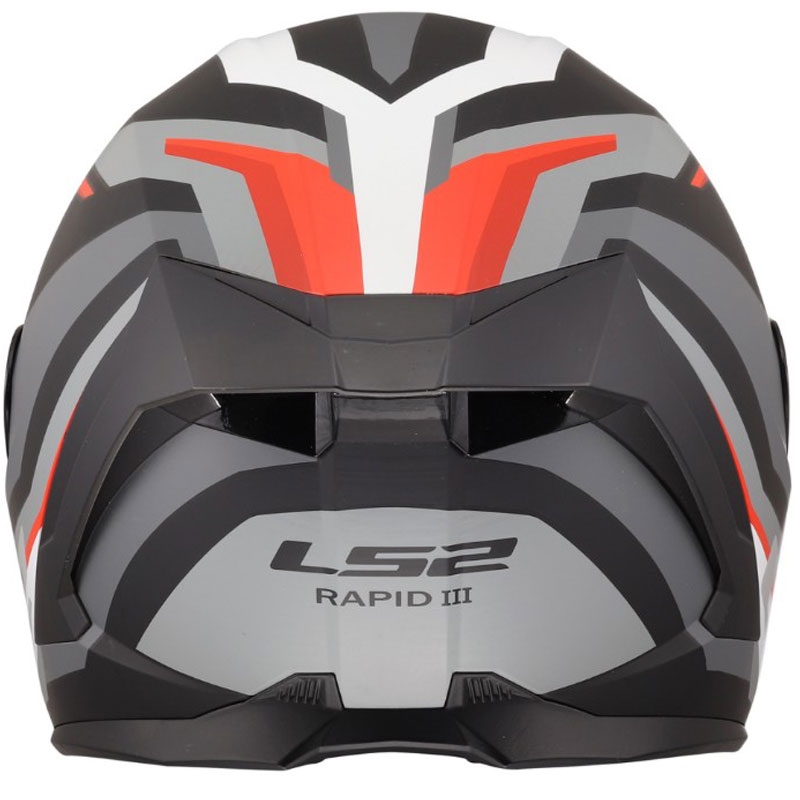 LS2 FF820 Rapid III Hyper zárt motoros bukósisak matt fekete-piros