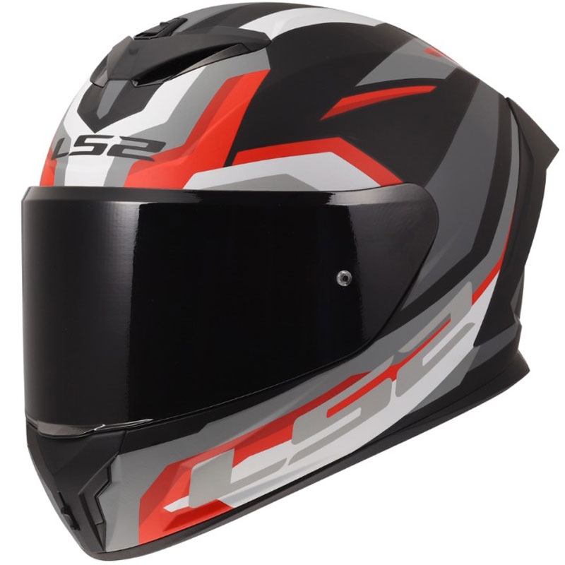 LS2 FF820 Rapid III Hyper zárt motoros bukósisak matt fekete-piros