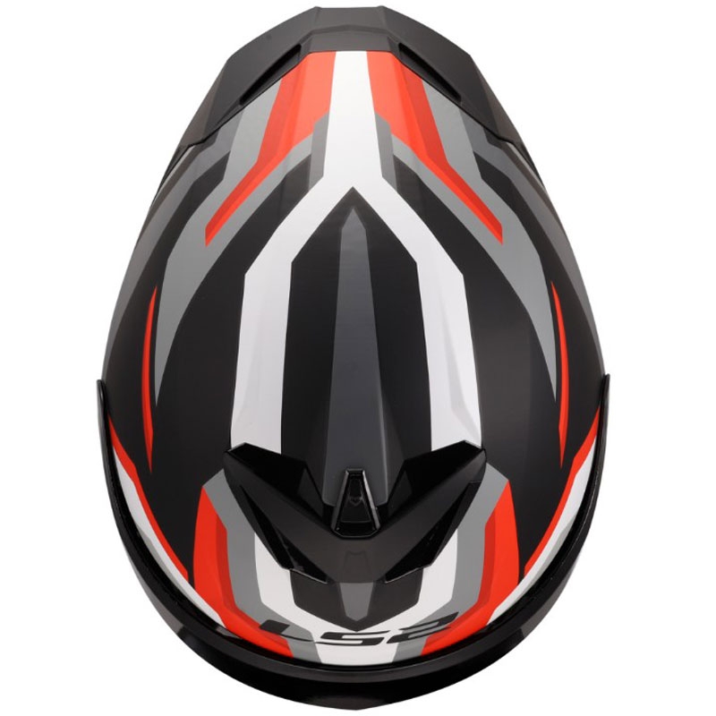 LS2 FF820 Rapid III Hyper zárt motoros bukósisak matt fekete-piros