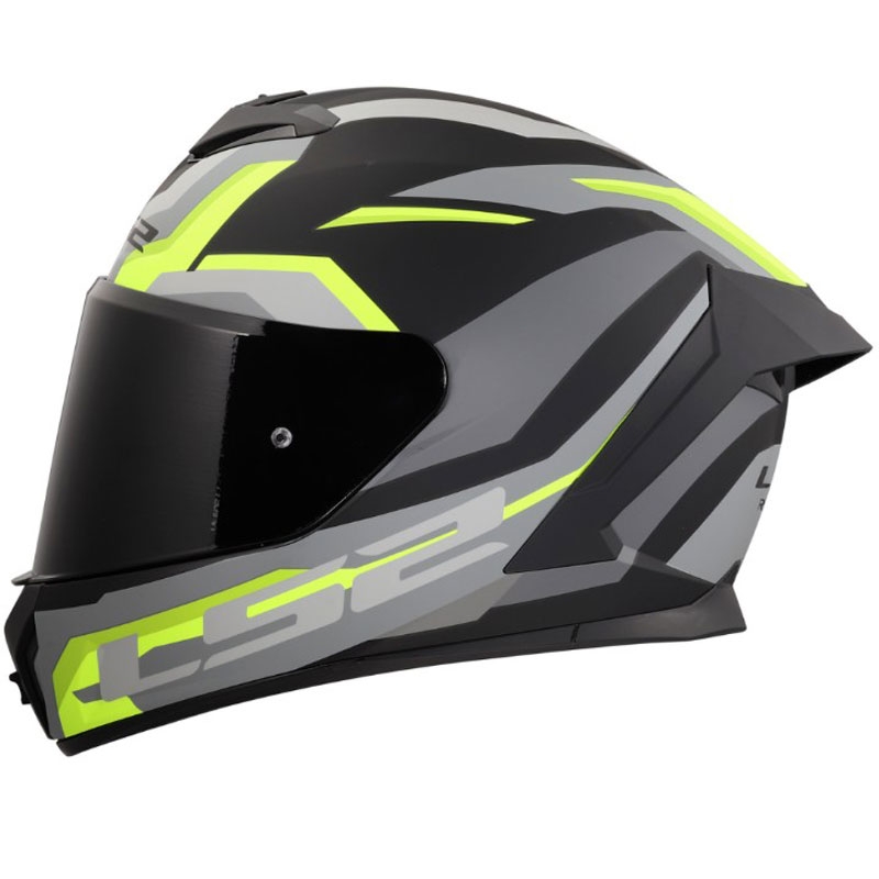 LS2 FF820 Rapid III Hyper zárt motoros bukósisak matt fekete-sárga