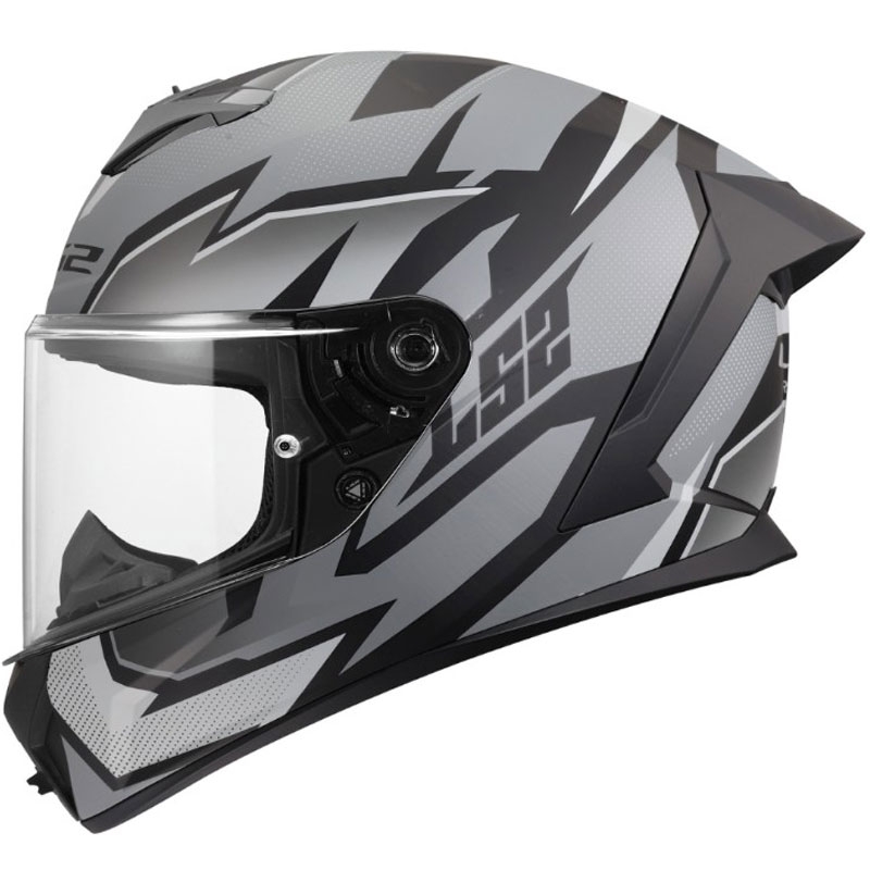 LS2 FF820 Rapid III Xtrem zárt motoros bukósisak matt fekete-szürke