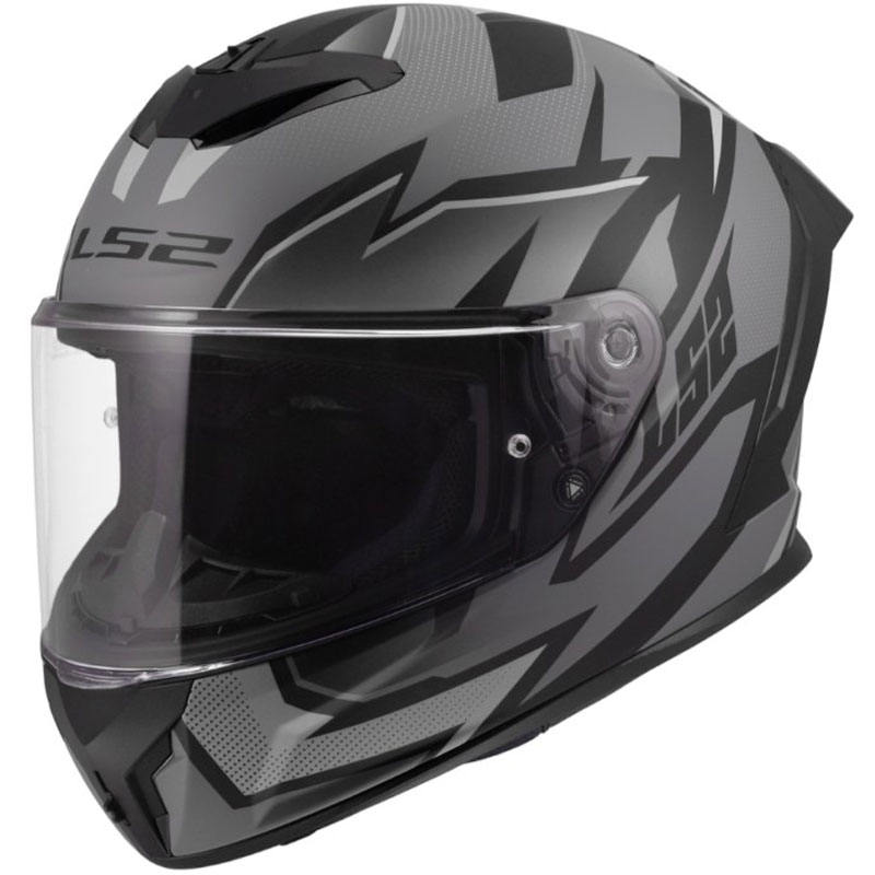 LS2 FF820 Rapid III Xtrem zárt motoros bukósisak matt fekete-szürke