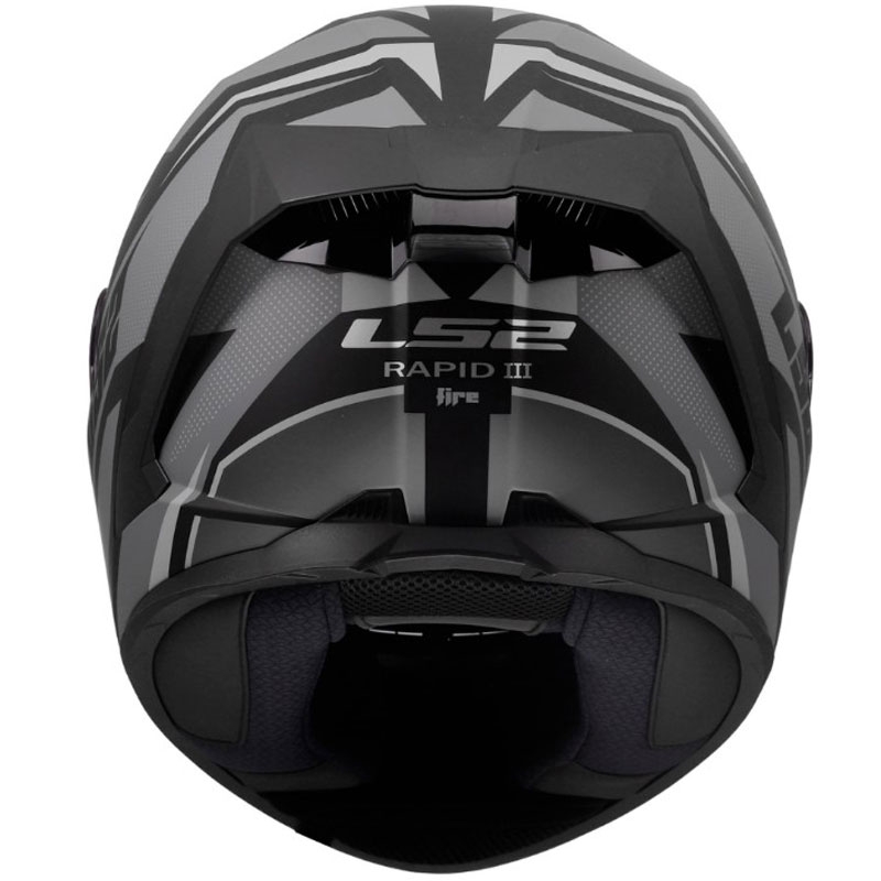 LS2 FF820 Rapid III Xtrem zárt motoros bukósisak matt fekete-szürke