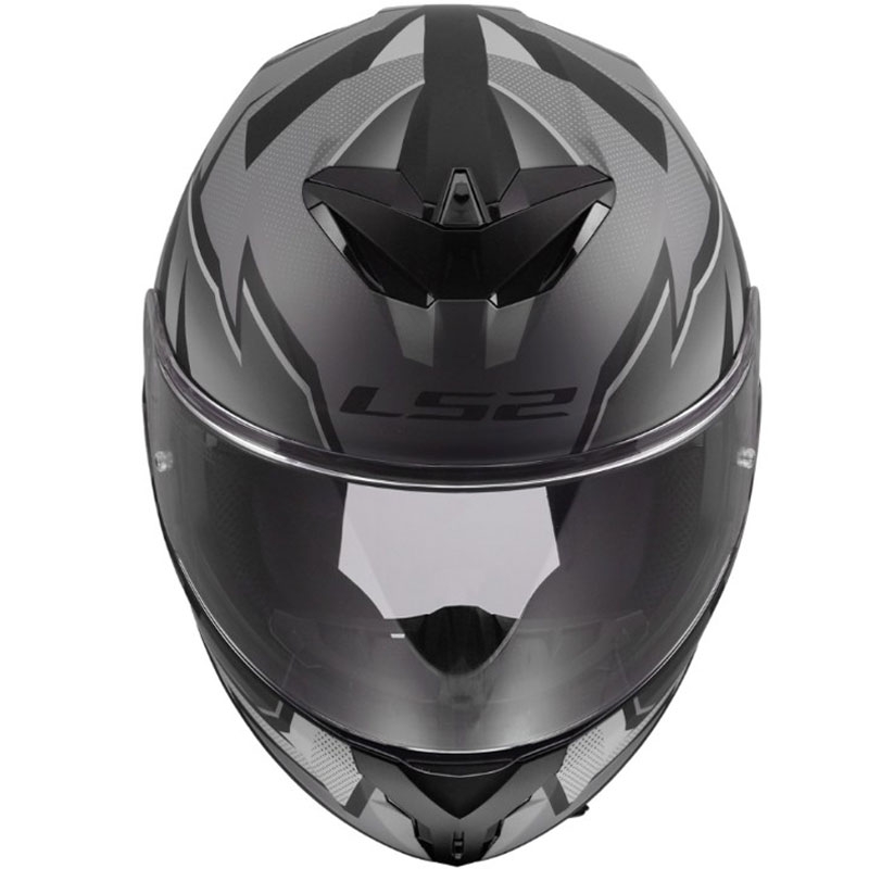 LS2 FF820 Rapid III Xtrem zárt motoros bukósisak matt fekete-szürke