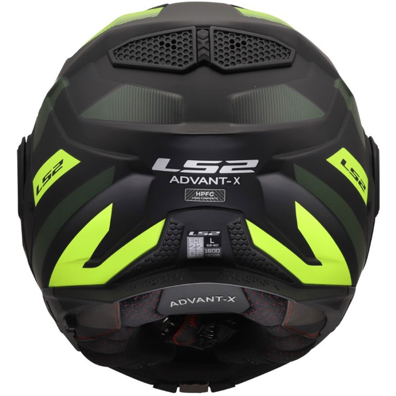 LS2 FF901 Advant X Nova hátrahajtható állú motoros bukósisak matt fluo sárga-fekete