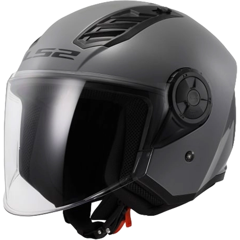 LS2 OF616 Airflow II Solid Nardo nyitott bukósisak szürke